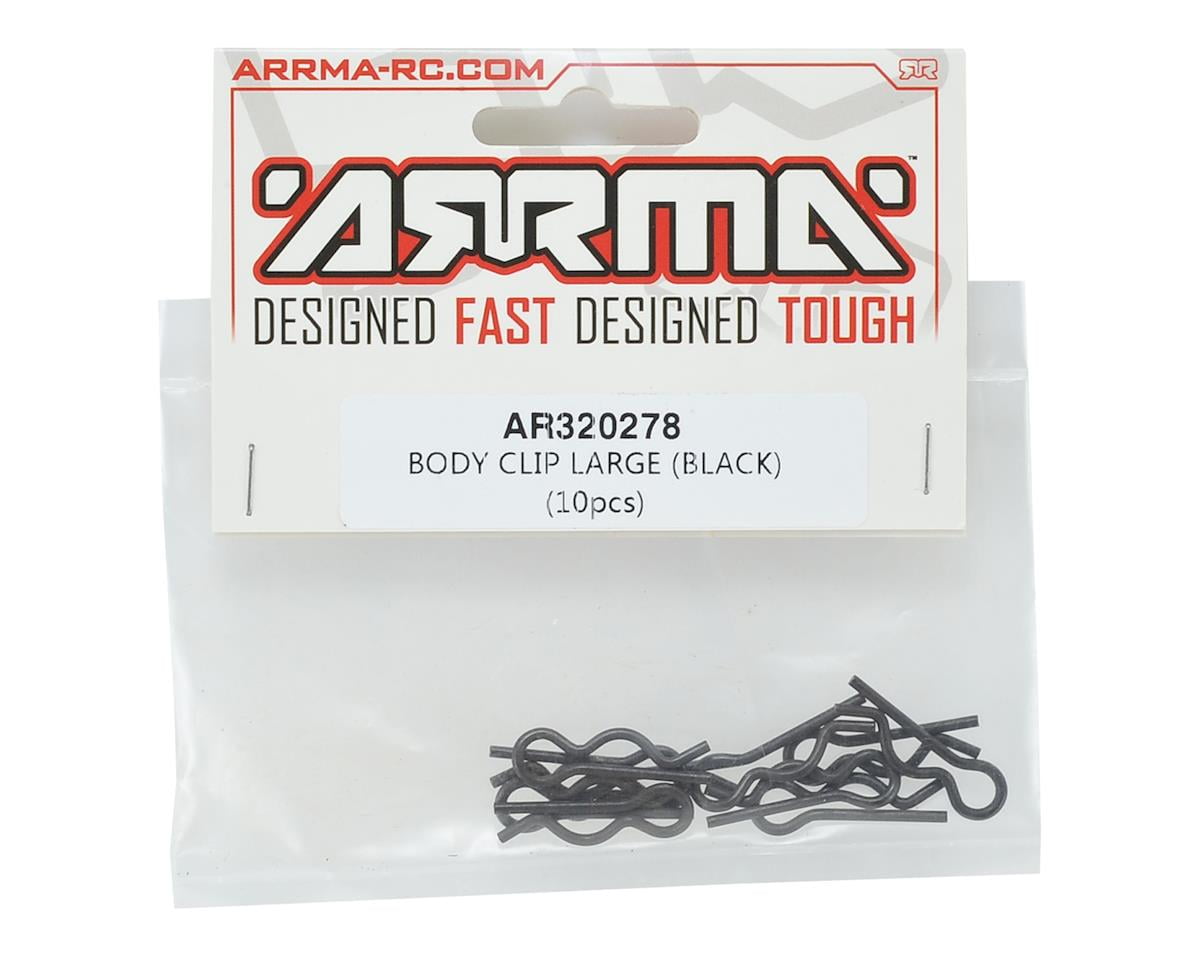Arrma AR320278 AR320278 Body Clip Large Black 10