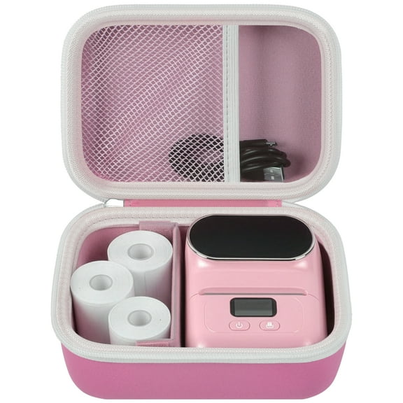 Case for Phomemo M110 Label Maker - Mini Bluetooth Thermal Label Maker Carrying Storage Bag - Pink (Box Only)