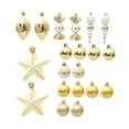 thumbnail image 2 of Juego de bolas navideñas Strade Fareast Limited dorado 20 piezas, 2 of 8