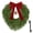 Green B, variant on HKKDKTA 24" Norfolk Pine Christmas Wreath for Front Door, Christmas Door Wreath with Hook, Xmas Decor