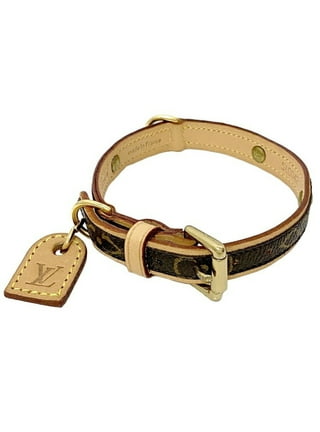 Louis Vuitton Dog Collar Monogram Collier Baxter PM M58072 Small Studs LOUIS  VUITTON