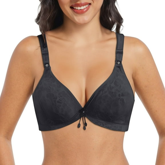 Women's Comfortable Non Wired Bra Soft Solid Color Underwear Seamless Support Everyday Wear Lightweight Smooth Fabric