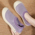 thumbnail image 5 of Narveanno Women's Barefoot Shoes Walking Shoe Zero Drop Sole Soft Yoga Work Lightweight Home Non Slip Sneakers Barefoot for Women Purple 7, 5 of 7