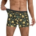 Mens Underwear Boxer Briefs Octopuses And Leaves Comfort Breathable