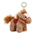 thumbnail image 2 of 2026 Year of The Horse Chinese New Year Ornaments,Cute Horse Plush Mascot Figurine Home Decor Gifts Indoor Outdoor Hanging Ornament for Car,Bag,Holiday(Camel), 2 of 9