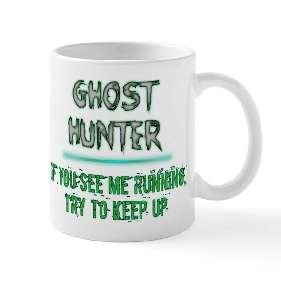 CafePress - Ghost Hunter Mug - 11 oz Ceramic Mug - Novelty Coffee Tea Cup