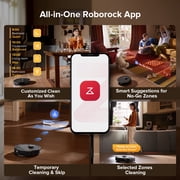 Roborock Qrevo Series Robot Vacuum and Mop, 10,000Pa Powerful Suction (QV 35S), Self Emptying & Refilling, Self Mop Washing & Air Drying