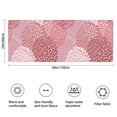 thumbnail image 3 of Pink Floral Pattern Bathroom Rugs Mat,Non Slip Microfiber Bathroom Rug,Rubber Backing,Soft Bathroom Mats for Bathroom Floor,Tub and Shower,60x24in(150x60cm), 3 of 5