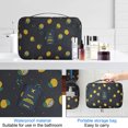 thumbnail image 3 of Bolsa de almacenamiento portátil multifuncional, bolsa de cosméticos Oxford, se puede colgar de gran capacidad, 3 of 5
