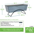 thumbnail image 3 of Achla C-21NB-S Odette Stand with Flower Box, Blue - Large, 3 of 5