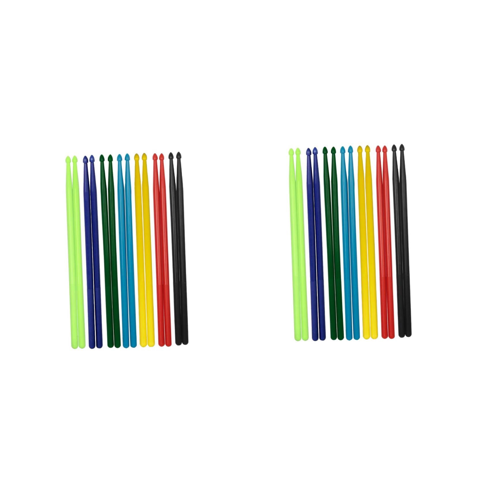 TAILTOSS  14Pairs 5a Nylon Drumsticks Durable Comfortable Grip for Music Playing