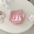 thumbnail image 2 of Whouriu Infant Baby Girls Summer Pull On Shorts Elastic Waist Diaper Cover Breathable Bloomers, 2 of 4