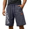thumbnail image 3 of IhhxPro Men's Athletic Shorts with Pockets Quick Dry Sport Men Casual Drawstring Lightweight Breathable Training Jogging Gym Workout Summer Loose Fit S-2XL, 3 of 7