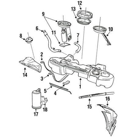 Genuine OE BMW Fuel Pump - 16-14-6-758-736