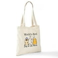 thumbnail image 7 of CafePress - World's Best Dog & Cat Mom Tote Bag - Unisex Canvas Tote Bag, Beige, 1-Piece, 7 of 7