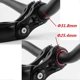 thumbnail image 4 of 2x Bike Handlebar Bar Shim Spacer Stem Reducer Size Reducing Bushing Sleeve 25.4mm To 31.8mm Bar Bo, 4 of 5