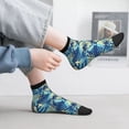 thumbnail image 4 of Salouo Hawaiian Style Pattern Unisex Middle Tube Socks,Middle-Finger Knee High Socks Over The Calf Tube Stocking Crew Stockings for Women and Men Tube Socks, 4 of 8