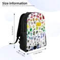thumbnail image 4 of Battle For Dream Island Bfdi Backpacks Casual Daypacks Student Book Bag Printing Satchel Rucksack Lightweight Schoolbag, 4 of 8