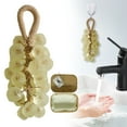 thumbnail image 1 of Grape Soap, Grape Shaped Soap, Handcrafted Grapes Soap on a Ropes, Cold-Process Soaps for Hand Washing, Air Freshening, or Decoration, 1 Pcs, 5.11x2.55", 1 of 5