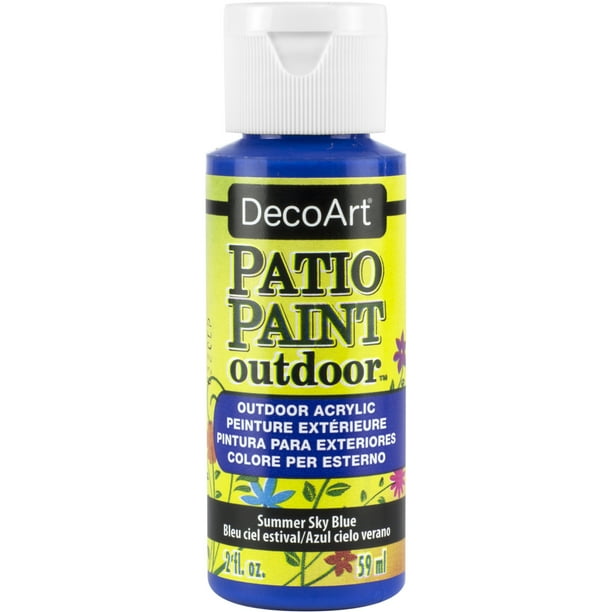 DecoArt Patio Paint, 2 oz., Summer Sky Blue