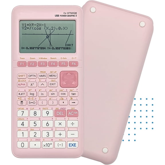 fx-9750GIII Graphing Calculator | Natural Textbook Display | Python Programming | Ideal for Exams, STEM & Advanced Math | Pink