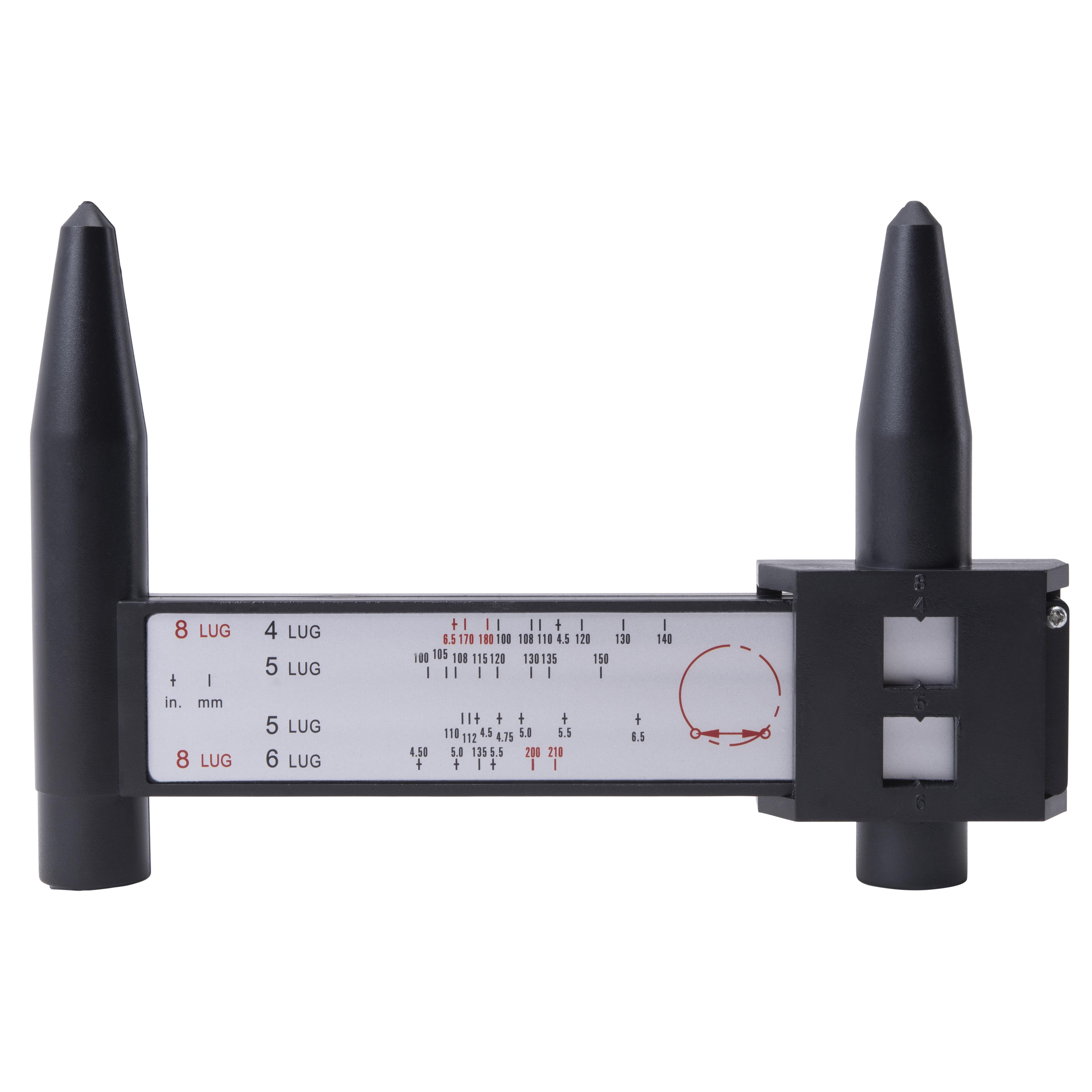 Wheel Bolt Pattern Tool Eoocvt Bolt Pattern Sliding Measuring Tool ...