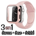 thumbnail image 3 of Correa para Apple Watch compatible con 38mm / 40mm de Silicón + Case Protector de pantalla con Cristal Templado. Mamá Pulpo  Silicón con case, 3 of 6