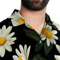 thumbnail image 5 of Daisy Men's Short Sleeve Casual Printed Button Down Beach Shirt - Summer Hawaiian Top, 5 of 6