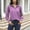 Purple, variant on Summer Tops for Women LEBONYARD Womens Tops Long Sleeve Plus Size,Women's Washed Cotton and Linen Shirts Long Sleeve Dress Shirts Wrinkle Collared Work Office Solid Blouses Tops Pink S
