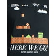 thumbnail image 4 of Nintendo Men's and Big Men's Mario Here We Go Graphic Tee, Sizes S-3XL, 4 of 5