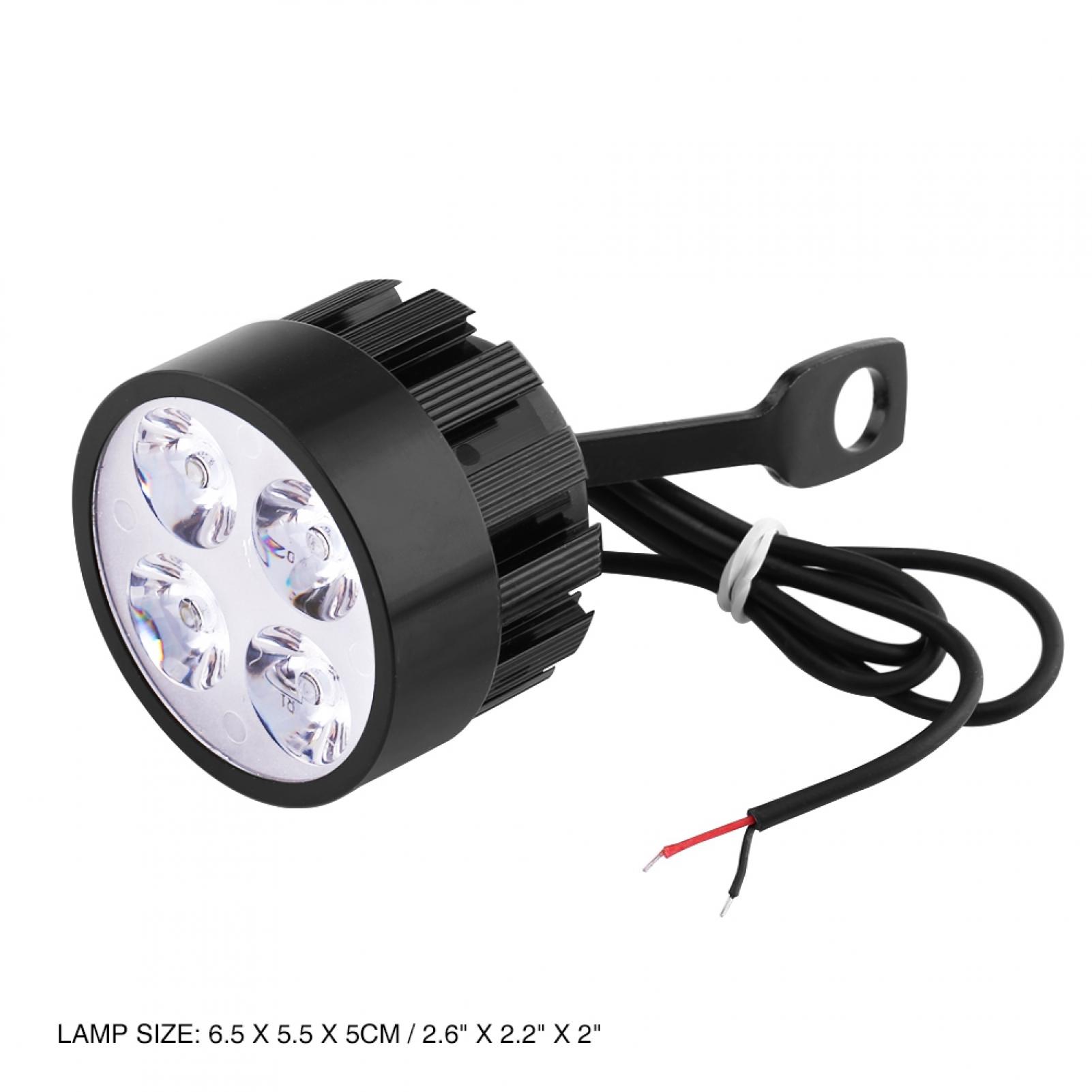 Spptty Motorcycle Spot Head Light,1 Pair Universal Motorcycle Headlight