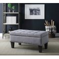 thumbnail image 2 of OSP Furniture Clement Storage Bench, Dove, 2 of 9