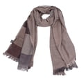 thumbnail image 1 of Sonducket Bufanda inodora no irritante de gama alta del invierno para los hombres bufanda rayada bufanda de la tela escocesa bufanda de los Accesorios de disfraces café, 1 of 6