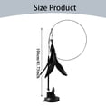 thumbnail image 3 of Barhoo Interactive Cat Toy Simulation Bird with Bell Suction Cup, Feather Wand Teaser for Indoor Cats Kitten Play Exercise, Realistic Bird Shape with Rotating Head for Mental Physical Stimulation, 3 of 9