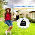 thumbnail image 3 of Swing Set GAMKII, asiento de EVA azul con cadenas inoxidables de 168 cm, 3 of 9