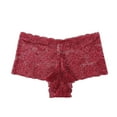 thumbnail image 2 of Wancir High Waisted Underwear for Women Lace Briefs Curvy Silky French Cut Panties, 2 of 9