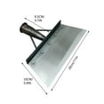 thumbnail image 2 of YiJuHui 1pcs Manganese Steel Weeding Shovel - Heavy Duty Garden Tool for Outdoor Cleaning, Pavement Weeds Removal, Multi-Functional Scraper & Ice Remover for Lawn, Tile, Concrete Surfaces, 2 of 8
