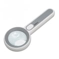 thumbnail image 4 of Lighted Magnifying Glass, Scratch Resistant Long Handle Handheld Magnifying Glass Touch Button Design  for Reading, 4 of 7