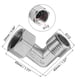 thumbnail image 3 of Adaptador de Conector de Manguera en Forma de L G1/2 Macho a Hembra de Unique Bargains, 3 of 6