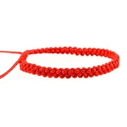 Red string bracelet , Kabbalah bracelet, woven braided adjustable bracelet - men women st030