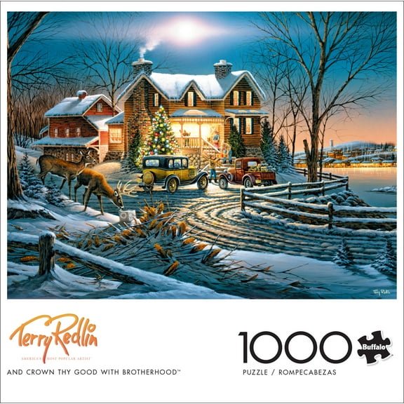 Buffalo Games - Terry Redlin - And Crown Thy Good With Brotherhood - 1000 Piece Jigsaw Puzzle