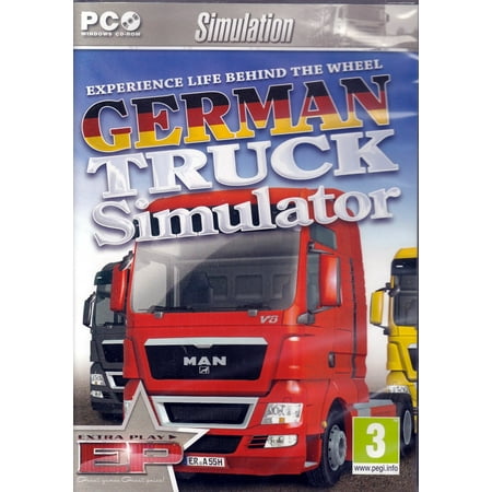 GERMAN TRUCK SIMULATOR PC CDRom ~ Experience Life Behind the Wheel in this (Best Sim Steering Wheel)