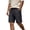 Black, variant on Mens Casual Sweat Cargo Shorts Drawstring Elastic Waist Athletic Workout Gym Jogger Shorts with Pockets Dark Blue,L
