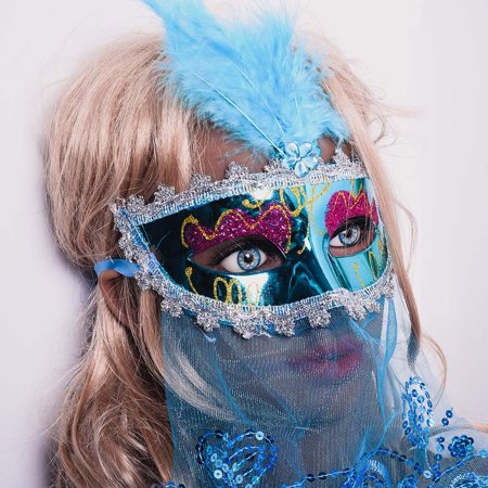 

TMOYZQ Christmas Toys for Baby Girls Boys Rose Women s Brilliant Masquerade Toy Oriental Fluffy Feather Venetian Toy Christmas Gift for Toddler on Clearance