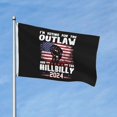 thumbnail image 2 of I'M Voting For The Outlaw Hillbilly 2024 3x5 Ft Double Sided Flag Polyester Banner Yard Sign Outdoor Decoration, 2 of 9
