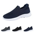 thumbnail image 2 of Men's Breathable Casual Shoes Lightweight Comfortable Walking Sneakers For Daily Wear On Flat Sole Loafers Ahoes, 2 of 7