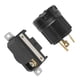 thumbnail image 4 of Conector de receptáculo de enchufe eléctrico de 3 clavijas con bloqueo por torsión NEMA L6-30P L6-30R 30 A 250 V macho y hembra, 4 of 14