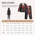 thumbnail image 4 of Pofeuu farm work Print Womens Pajamas Set Long Sleeve Sleepwear Button Down Nightwear Soft Pj Lounge Sets Button Down Pajamas Women-Medium, 4 of 7