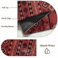 thumbnail image 6 of Round Rug 3.3Ft Washable Non-Slip, Red Boho Southwestern Circle Area Rugs for Living Room Bedroom, Farmhouse Aztec Tribe Ethnic Motifs Indoor Floor Mats Carpet Runner for Home Decor Aesthetic, 6 of 8