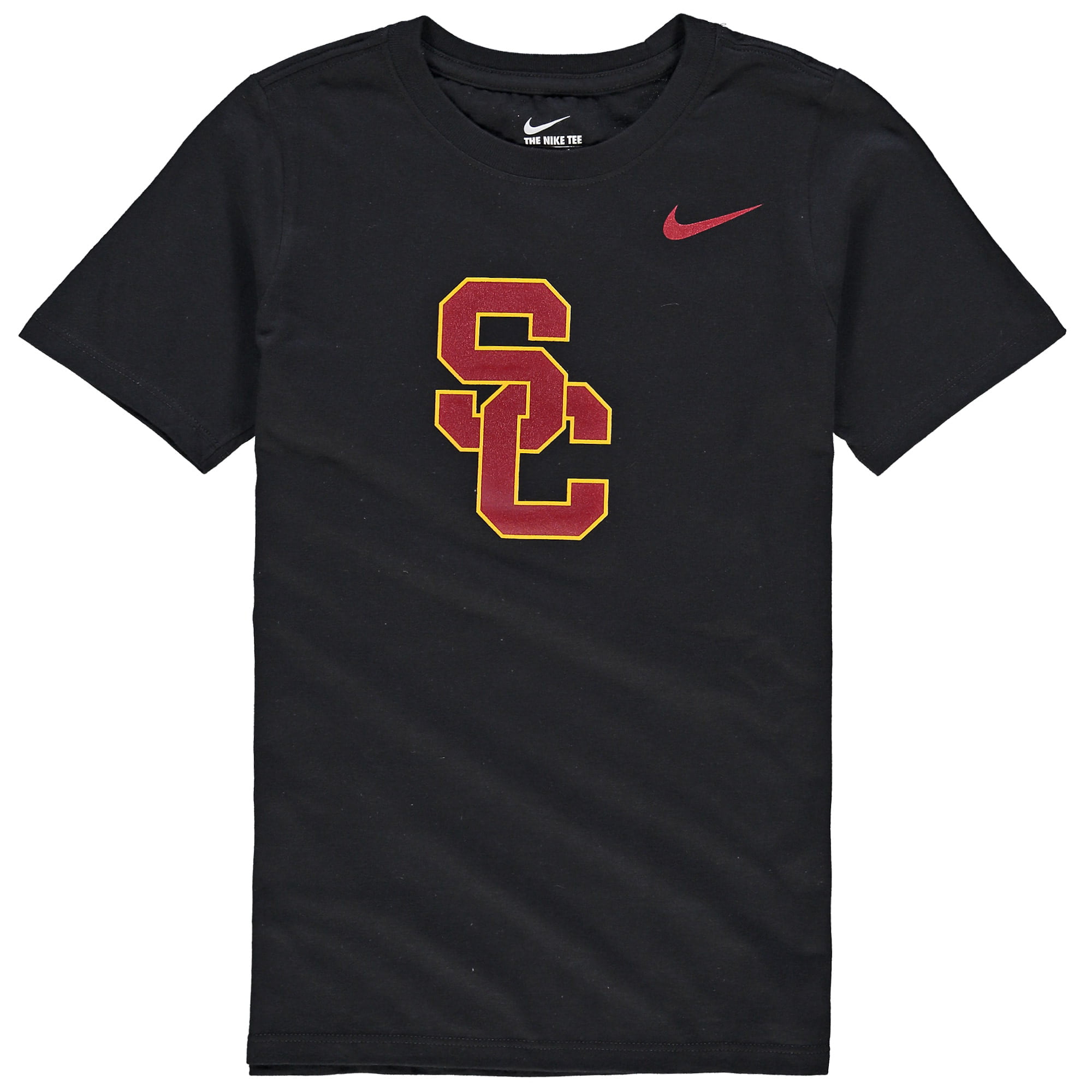 NCAA USC Trojans Men's Archie Crew Neck T-Shirt Charcoal Gray 